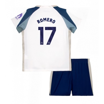 Billige Fotballdrakt Tottenham Hotspur Cristian Romero #17 Replika Hjemmedraktsett Barn 2025-26 Kortermet (med bukser)